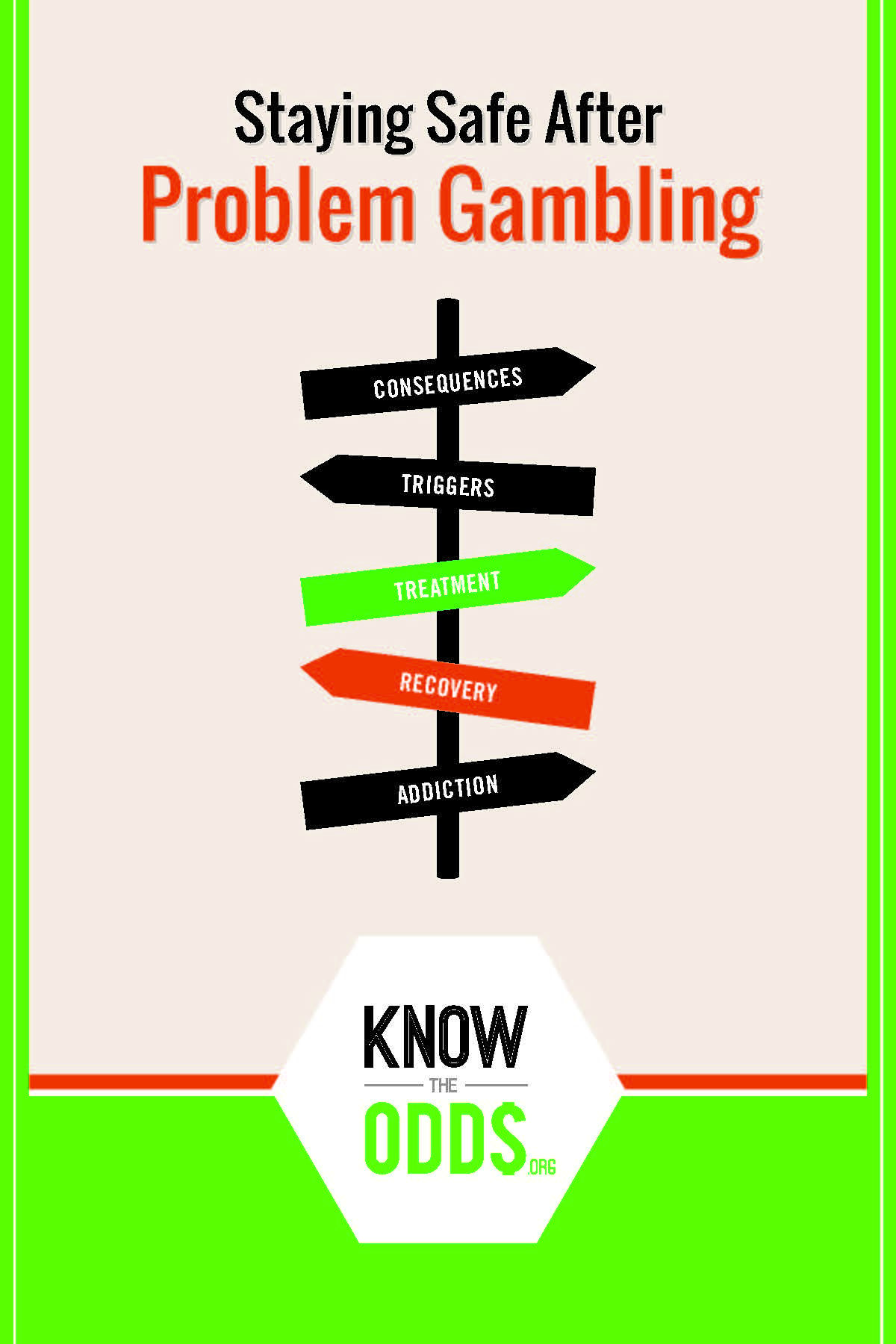 eBook 'Staying Safe After Problem Gambling' cover image